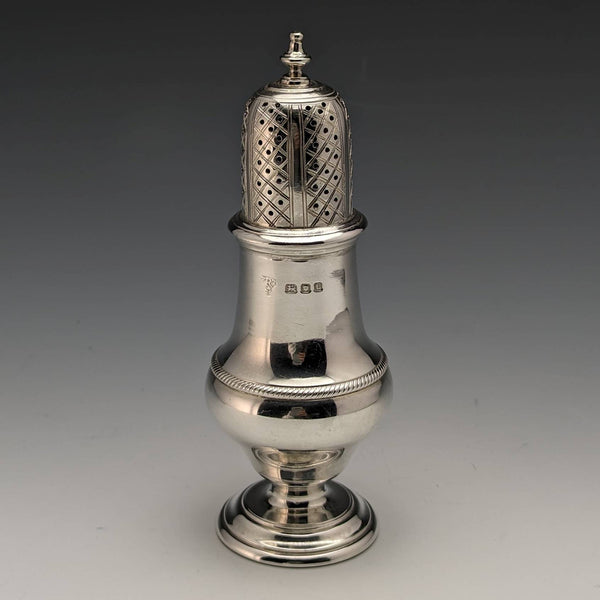 1946 British Vintage Sterling Silver Pepperette Seasoning Container